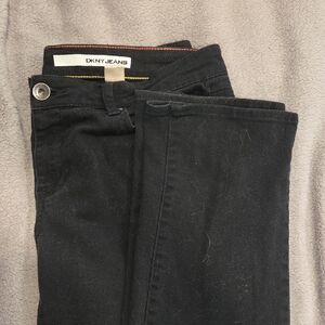 DKNY Classic Black Denim Pants
